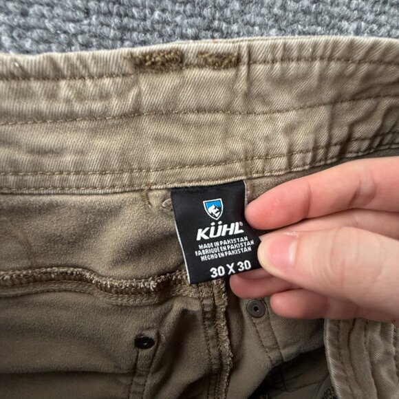 Kuhl Revolt Sweat Pant Comfort Pants Hiking Beige Cotton Blend ACTL 30X28 - Picture 16 of 16